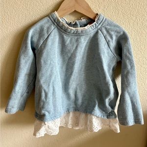 Mini Boden Blue Sweater 5-6y